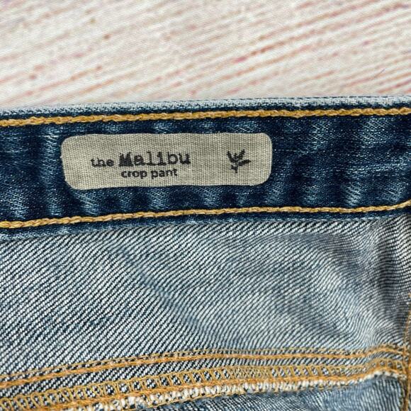 AG Adriano Goldschmied The Malibu Crop Pant Jeans Women's 29 Blue Medium Wash - Picture 8 of 13